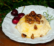 Formaggio tiepido con noci trifolati
